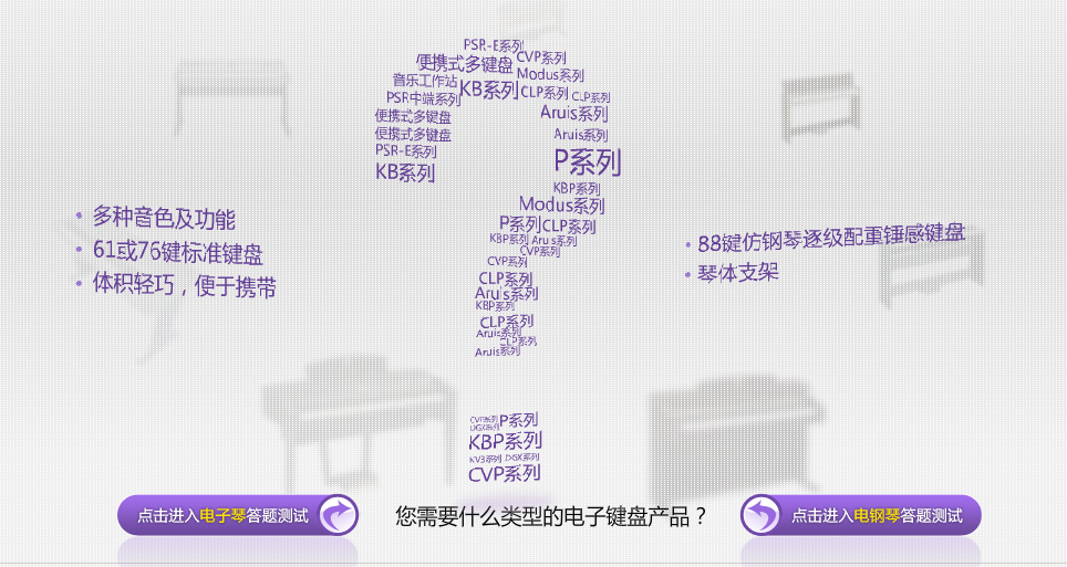 利便您选购产品的电子键盘购琴指南上市了！ 